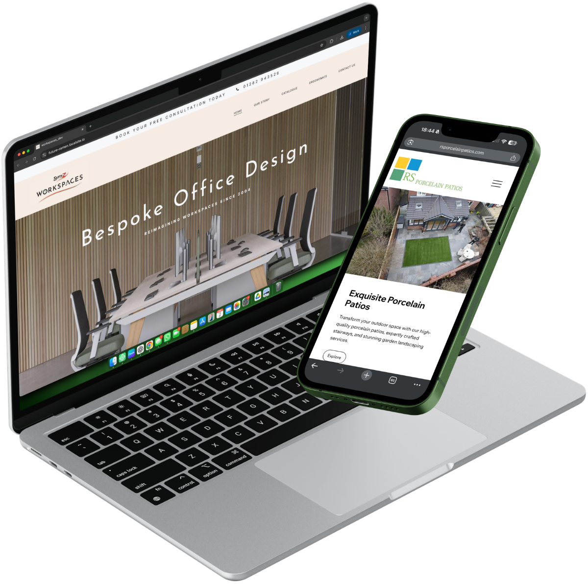 Brand identity and website development process at Webly digital agency